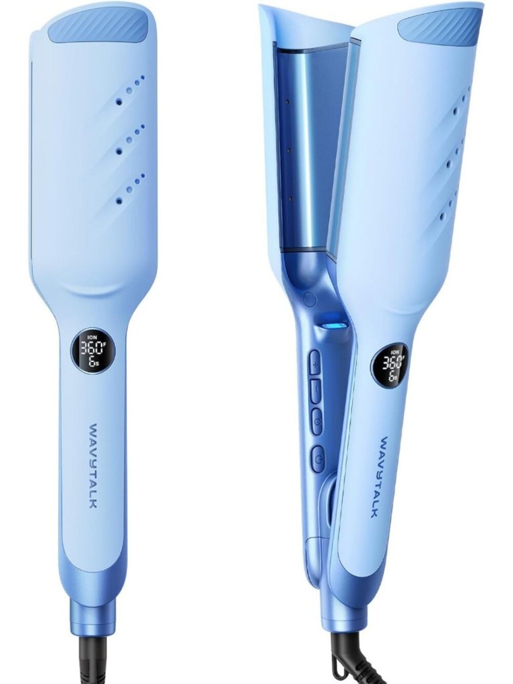 Power Wave Hair Crimper & Ionic Waver for Effortless Waves & Less Heat Damage
